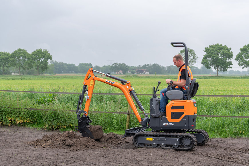 DEVELON TO PREMIERE DX10Z-7&nbsp;MINI-EXCAVATOR AT GALABAU
